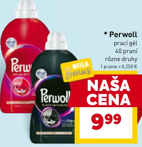 Perwoll prací gél