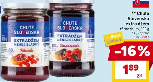 Chute Slovenska extra džem