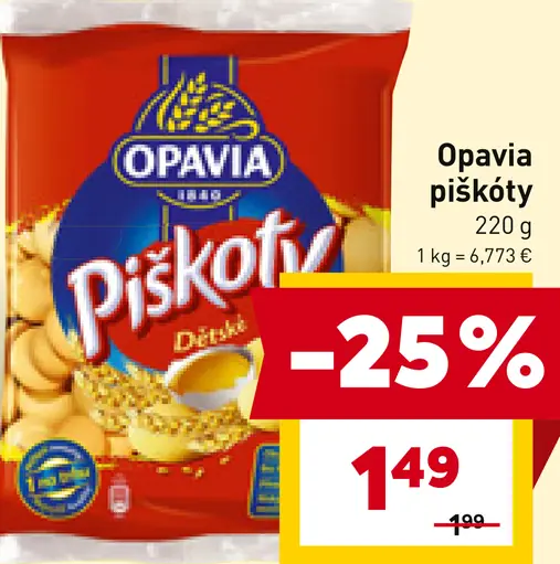 Opavia Piškóty