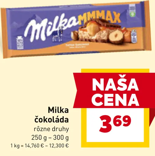 Milka Mliečna čokoláda