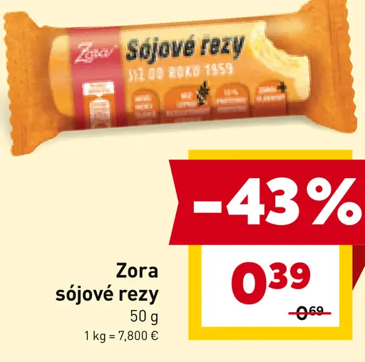 Zora sójové rezy