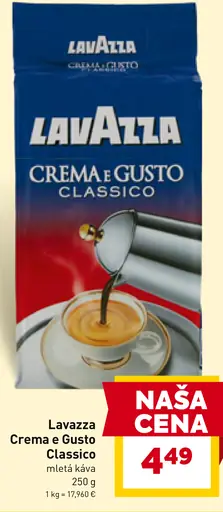 Lavazza Crema e Gusto Classico zrnková káva