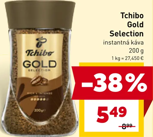 Tchibo Gold Selection instantná káva