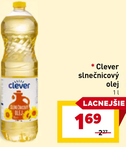 Clever slnečnicový olej
