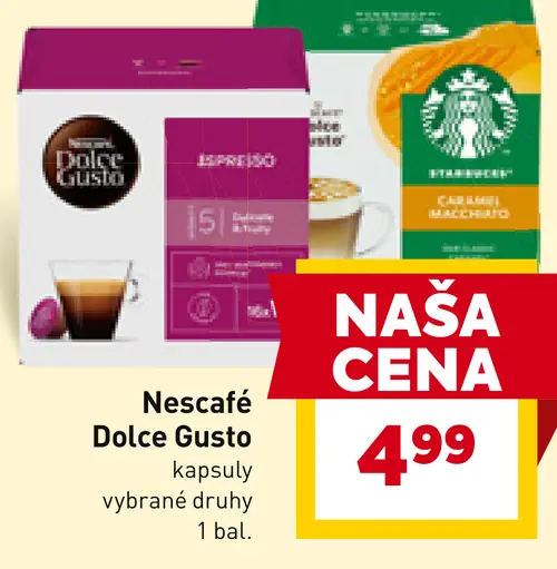 Nescafé Dolce Gusto kapsuly