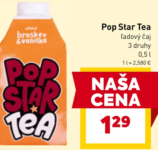 Pop Star Tea ľadový čaj
