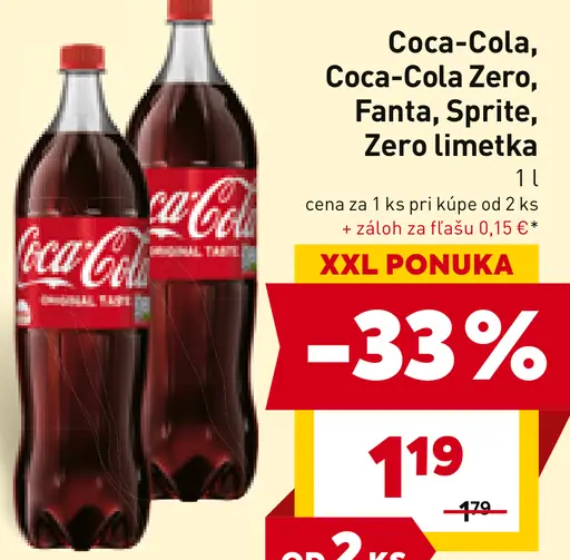 Coca-Cola, Coca-Cola Zero, Sprite, Fanta