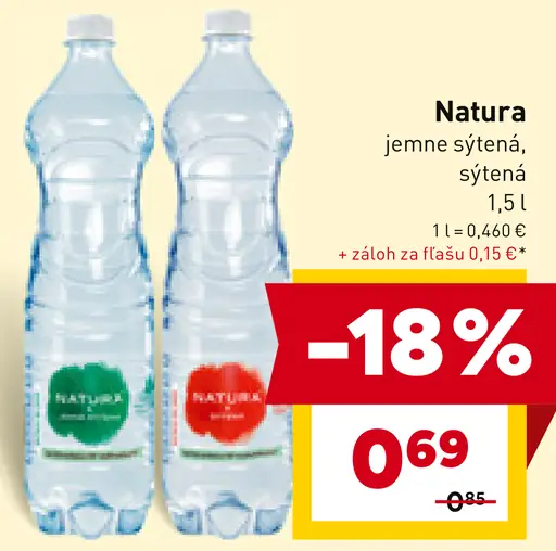 Natura jemne sýtená voda