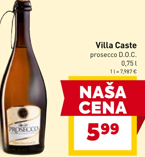 Villa Caste prosecco D.O.C.