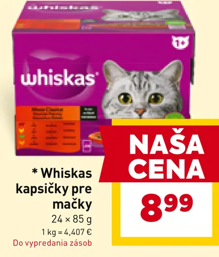Whiskas Kapsičky pre mačky