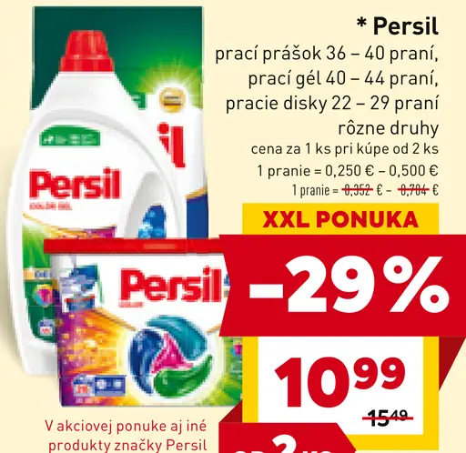 Persil prací prášok