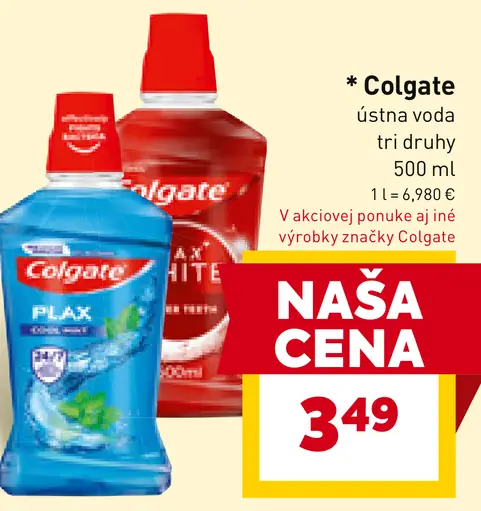 Colgate ústna voda