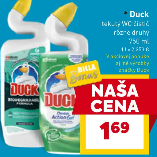 Duck WC čistič