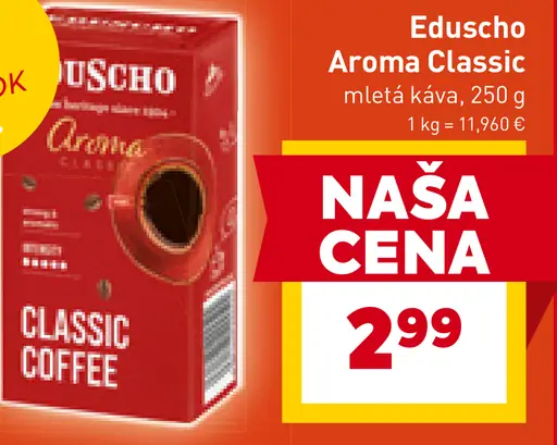Eduscho Aroma Classic pražená mletá káva