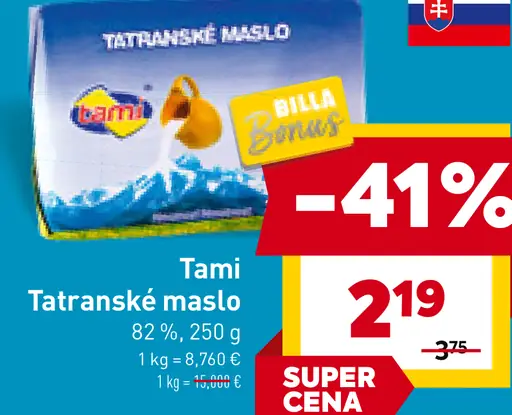 Tami Tatranské maslo