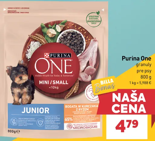 Purina One granuly pre psy
