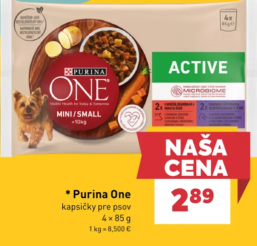 Purina One kapsičky pre psy