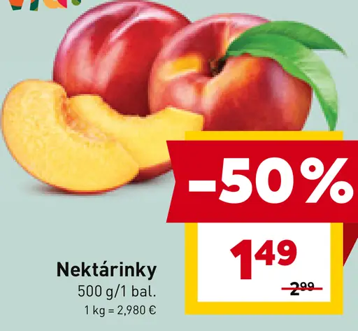 Nektárinky Bon Via