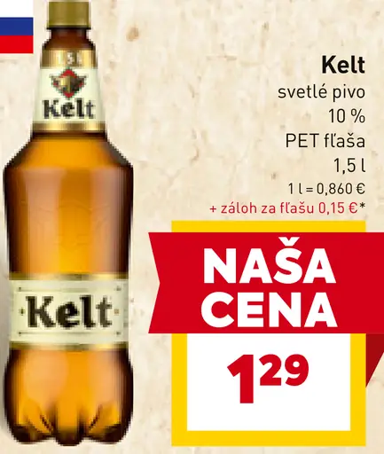 Kelt pivo plechovka