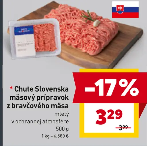 Chute Slovenska Mäsový prípravok z bravčového mäsa