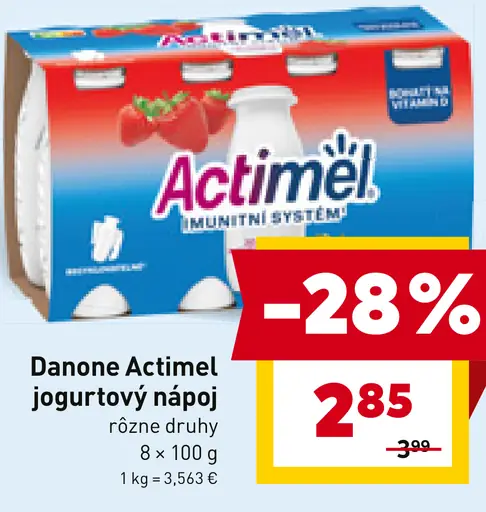 Danone Actimel jogurtový nápoj