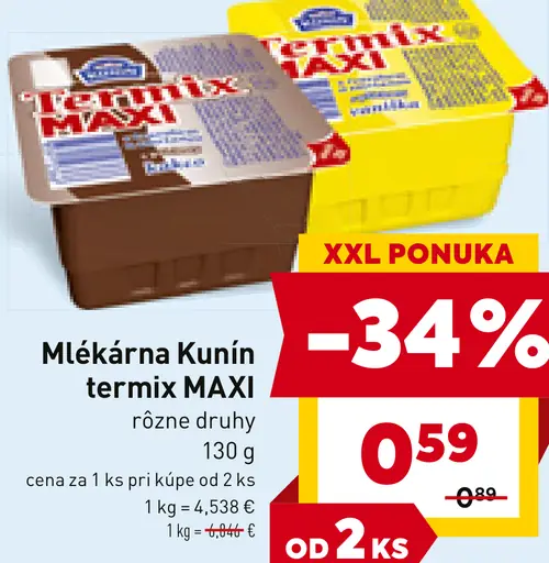 Mlékárna Kunín termix maxi