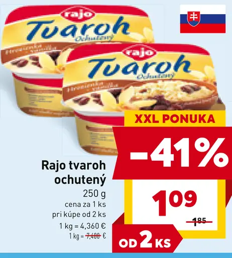 Rajo tvaroh ochutený