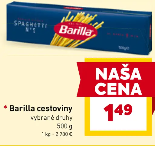 Barilla cestoviny