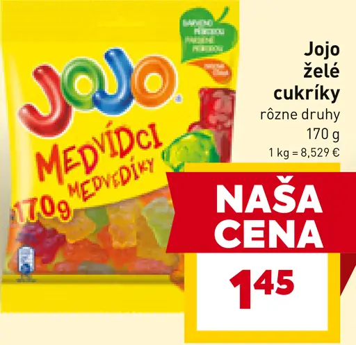 Jojo Želé cukríky