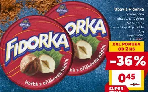 Opavia Fidorka oblátka s náplňou