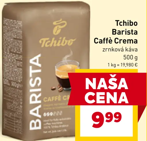Tchibo Barista Caffè Crema pražená zrnková káva