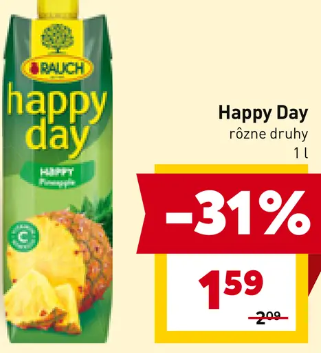 Happy Day rôzne druhy