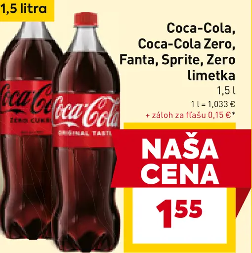 Coca-Cola Coca-Cola Zero Fanta Sprite