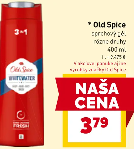 Old Spice sprchový gél