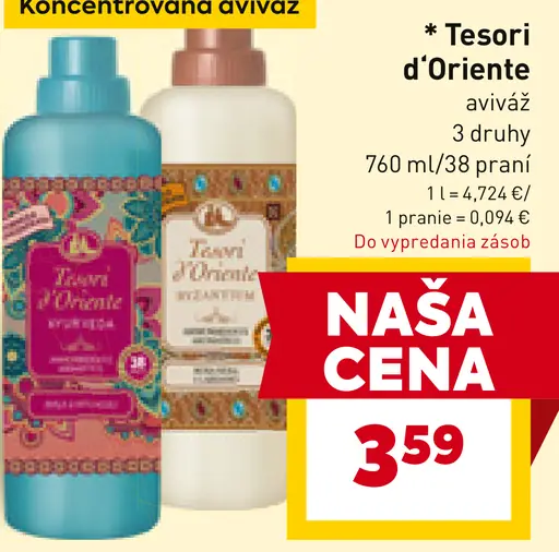 Tesori d'Oriente aviváž