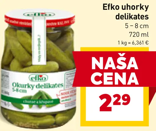 Efko uhorky delikates