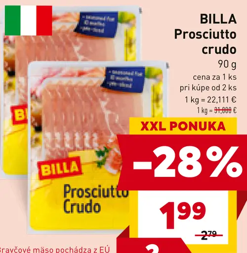 BILLA Prosciutto crudo