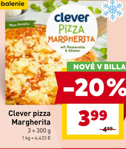 Clever pizza Margherita