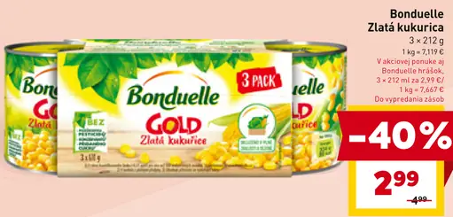 Bonduelle Gold Zlatá kukurica