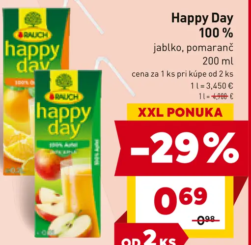 Happy Day 100% džús