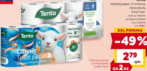 Tento toaletný papier