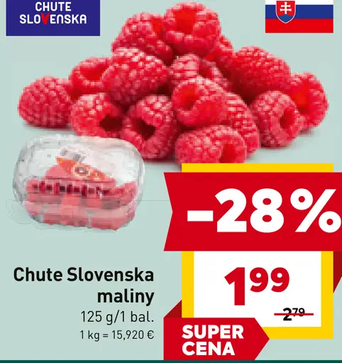 Chute Slovenska maliny