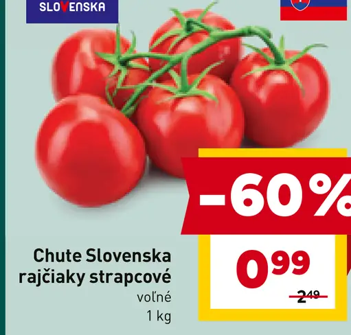 Chute Slovenska Rajčiaky strapcové