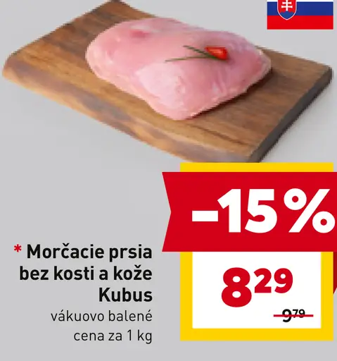 Kubus Morčacie prsia