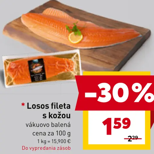 Losos fileta s kožou