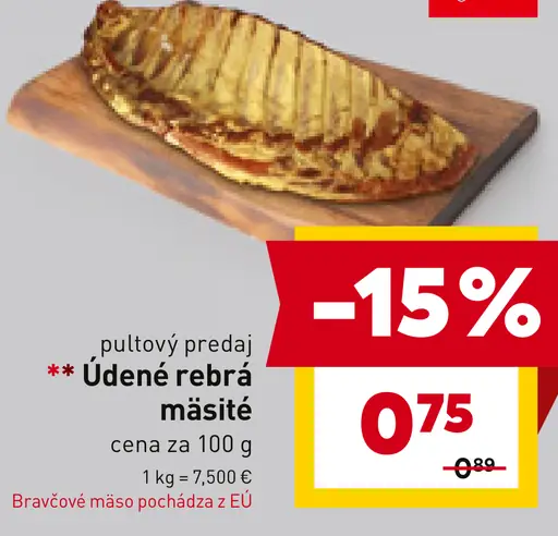Údené mäsové rebrá