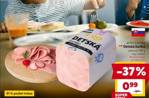 Detská šunka