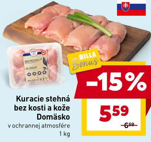 Domäso Kuracie stehná bez kosti a kože