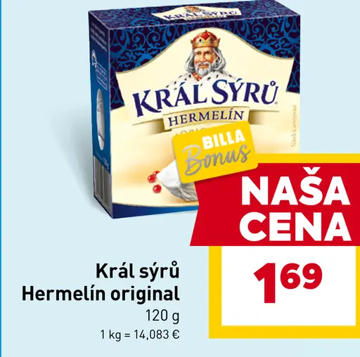 Král Sýrů Hermelín originál