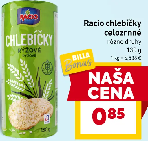Racio chlebíčky celozrnné